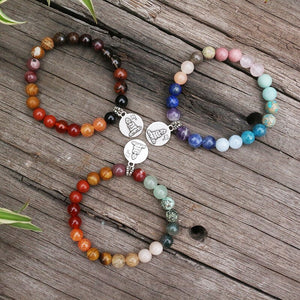 Handmade Mala with 28 Natural Stones